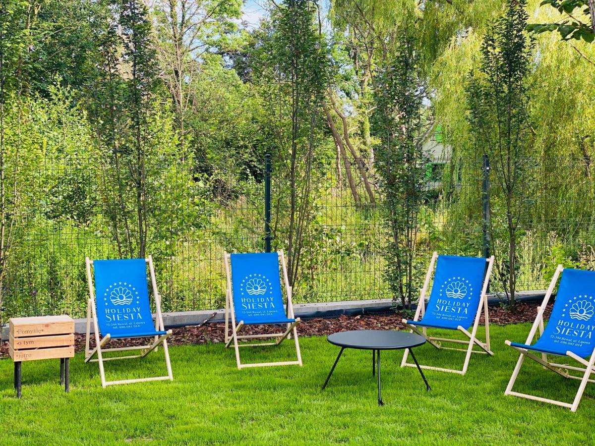 Holiday Siesta Pensjonat, Domki Rewal Ngoại thất bức ảnh